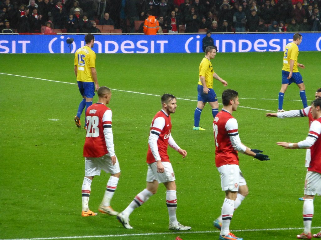 arsenal f.c. vs manchester united f.c. lineups